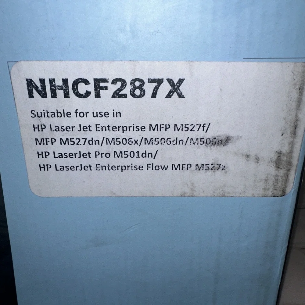NHCF287X Drum Unit Compatible for HP Laserjet Enterprise MFP M527f, dn, M506dn +